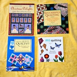 Lot of (4) quilt instructional books